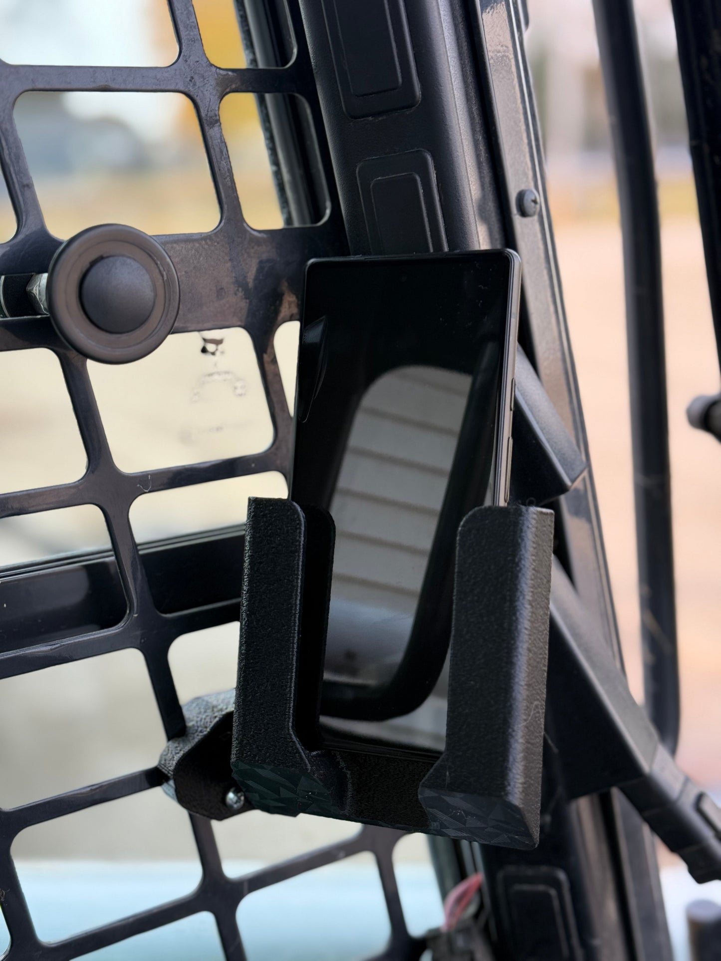 Skid Steer Cage Phone Mount - Bobcat