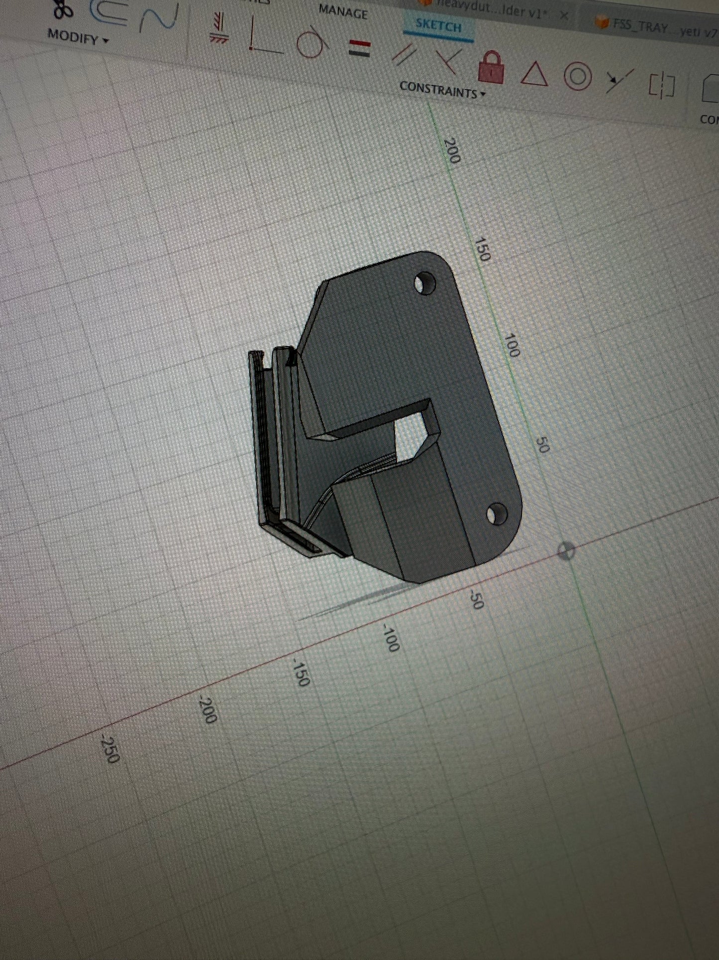 JD post mount phone/mic holder