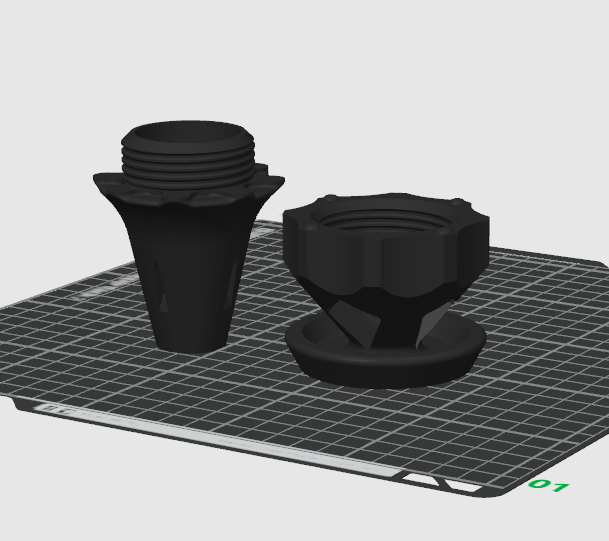 Fly Trap STL - Screw Together for Top