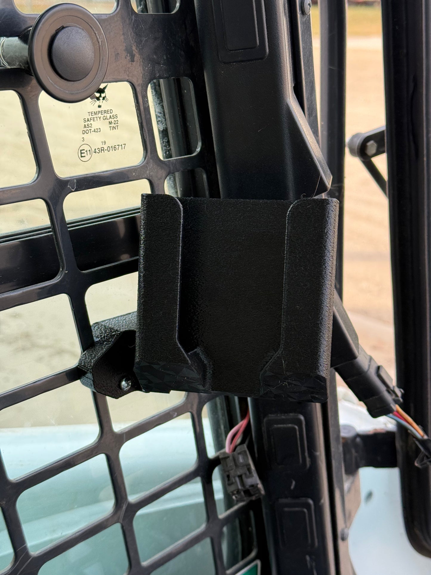 Skid Steer Cage Phone Mount - Bobcat