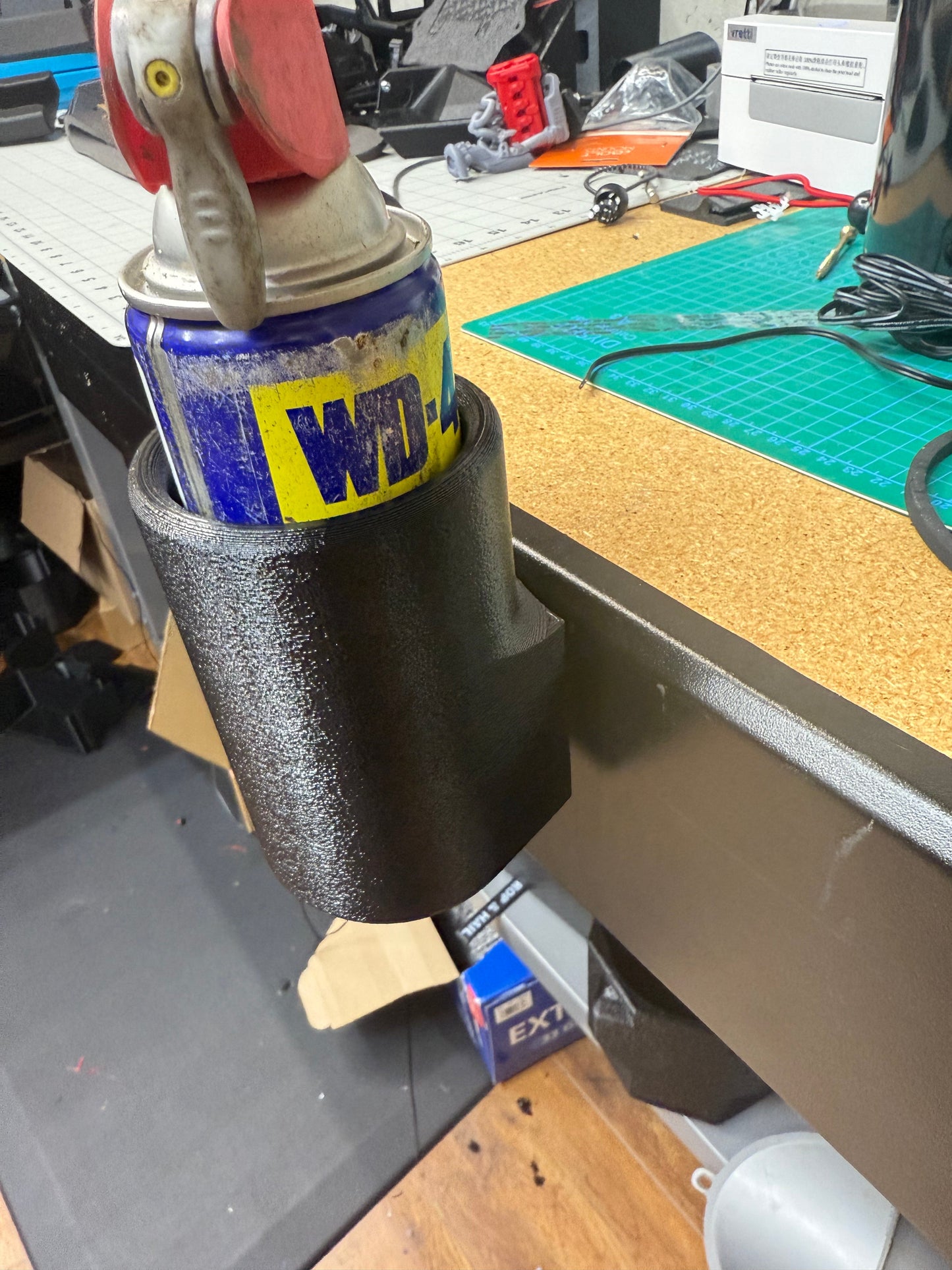 Spray Can And Pry Bar Holder - Magnetic