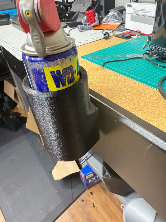 Spray Can And Pry Bar Holder - Magnetic