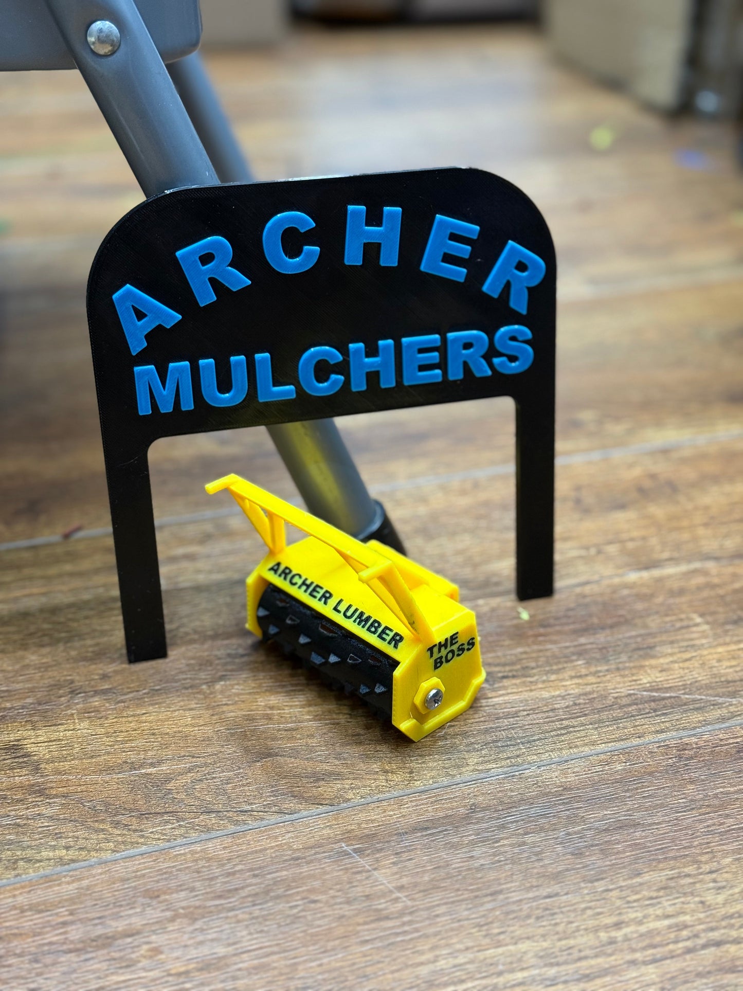 Archer Mulcher Boss Edition - Bruder Skid Loader Attachment