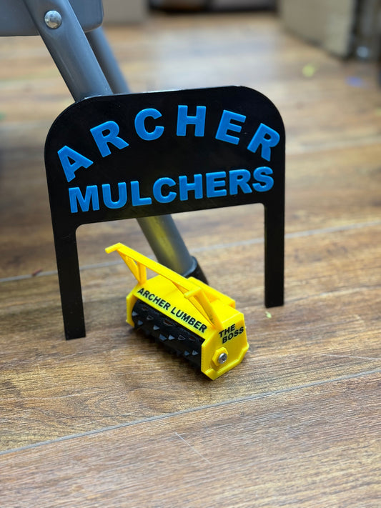 Archer Mulcher Boss Edition - Bruder Skid Loader Attachment