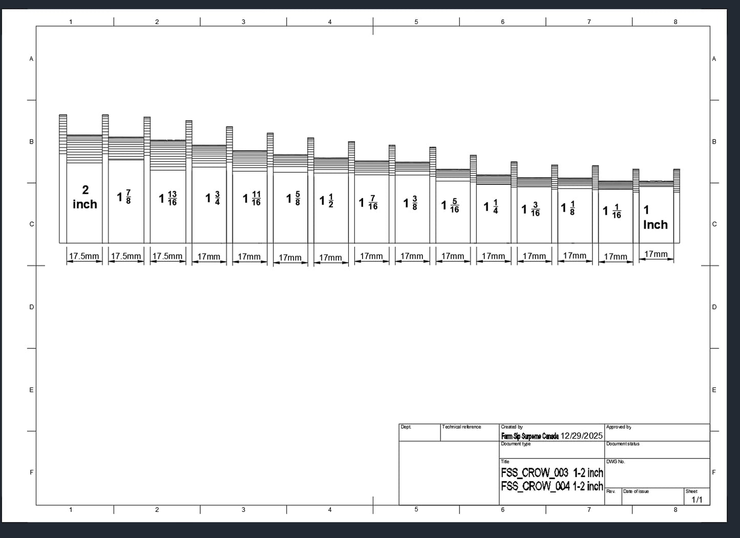 Crowfeet Wrench Organizer