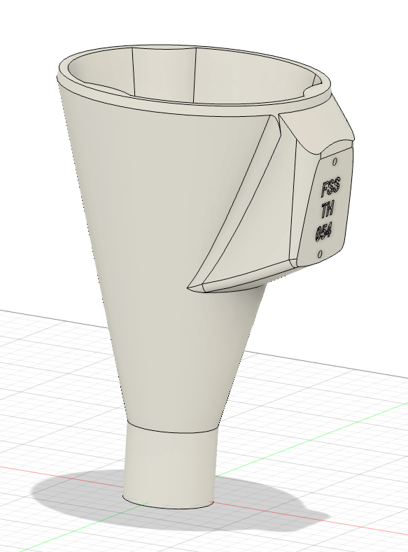 Funnel holder with drip catch