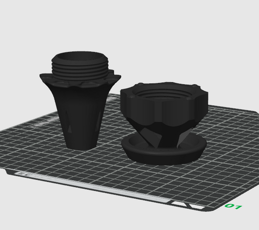 Fly Trap STL - Screw Together for Top