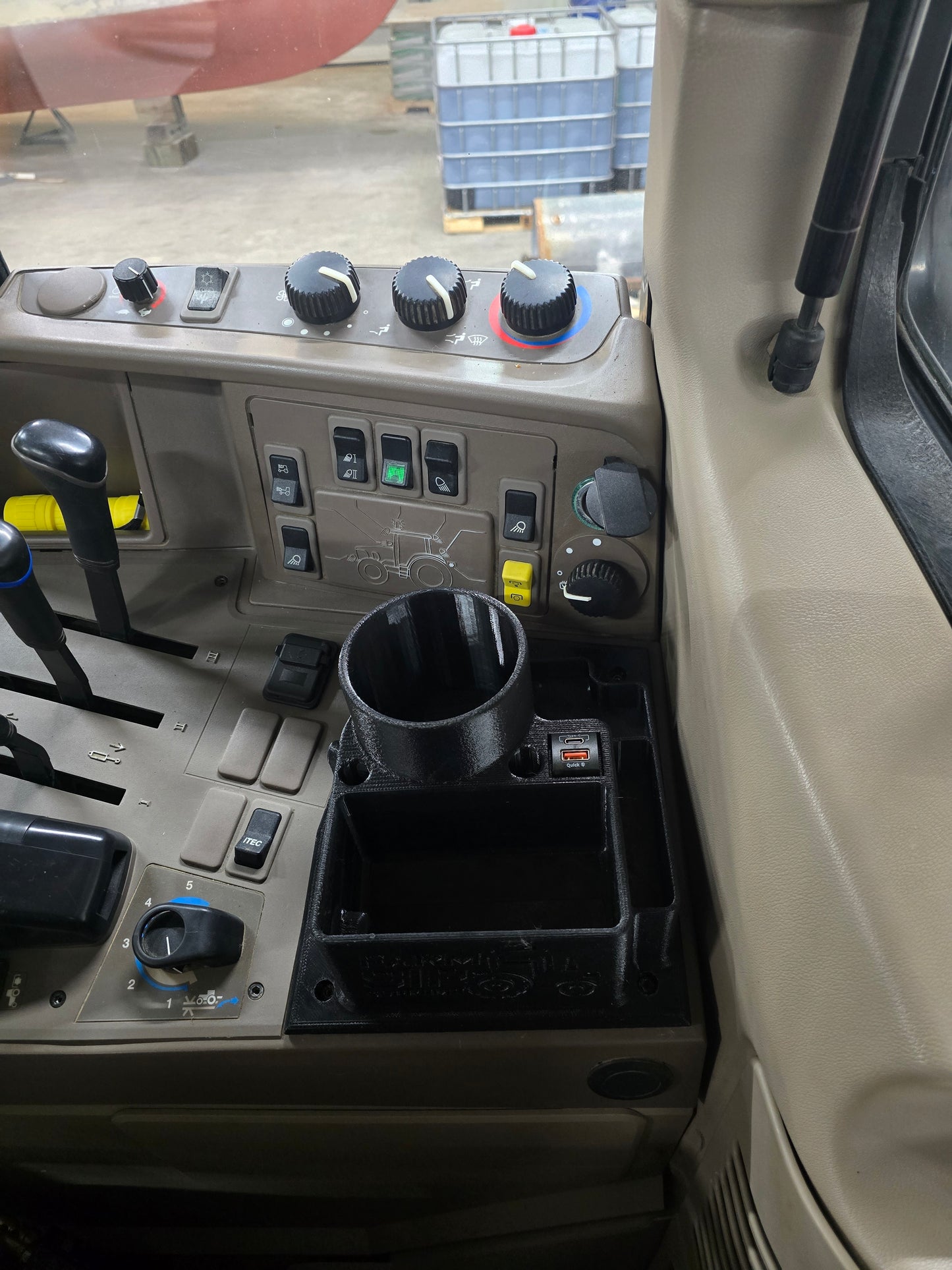 John Deere Panel Replacement Panel Cup Holder