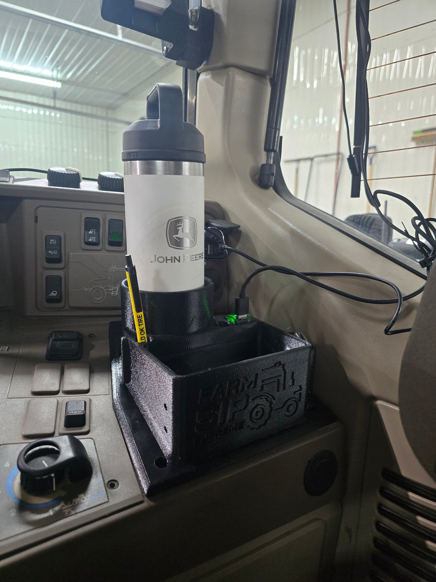 John Deere Panel Replacement Panel Cup Holder