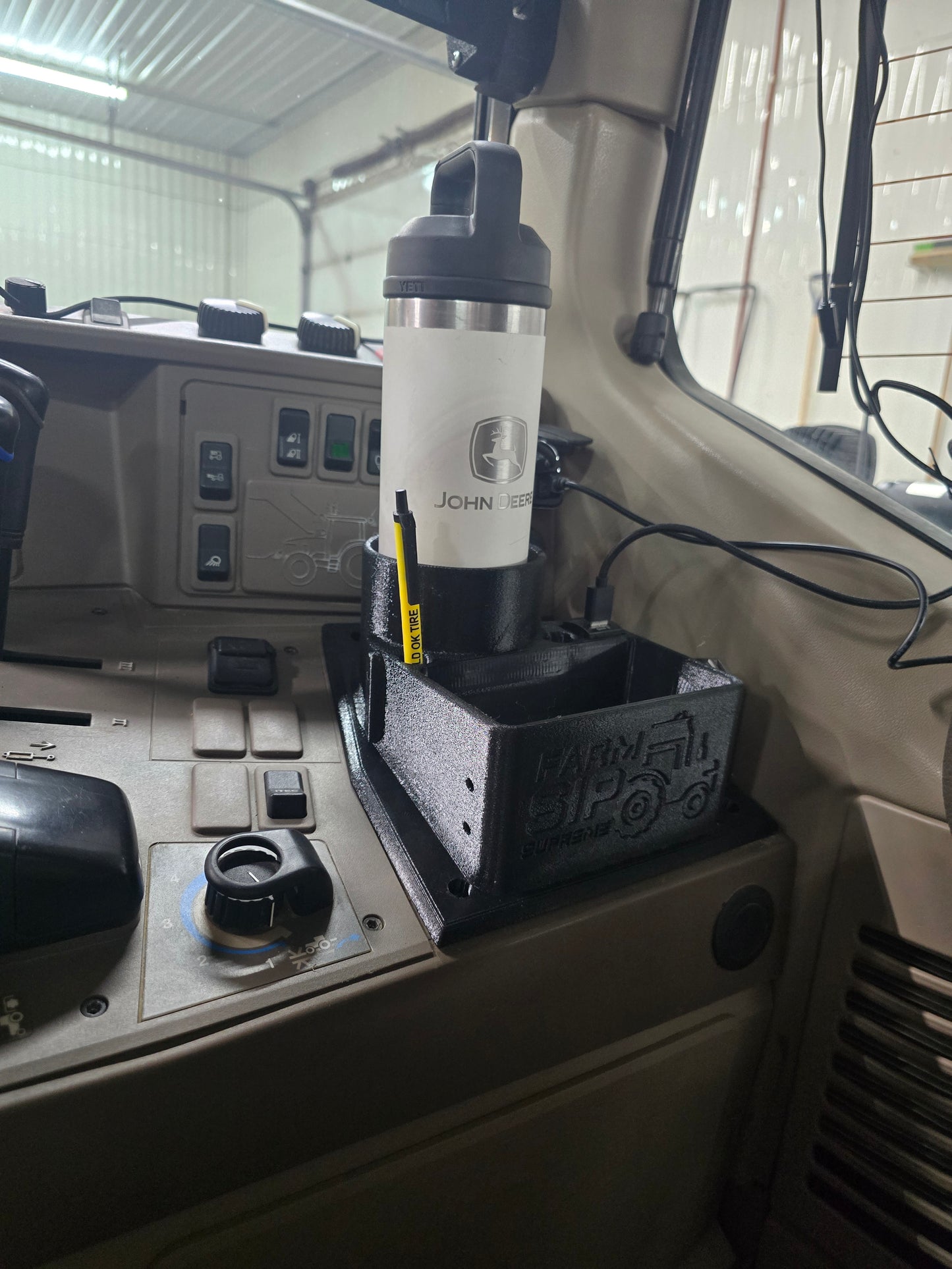 John Deere Panel Replacement Panel Cup Holder